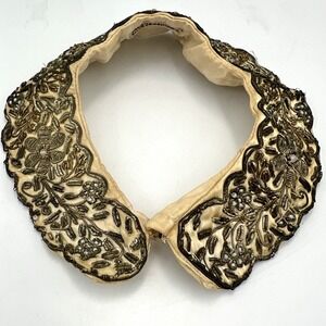 Vintage Baar‎ & Beards, NY Handmade Beaded Collar 1940s